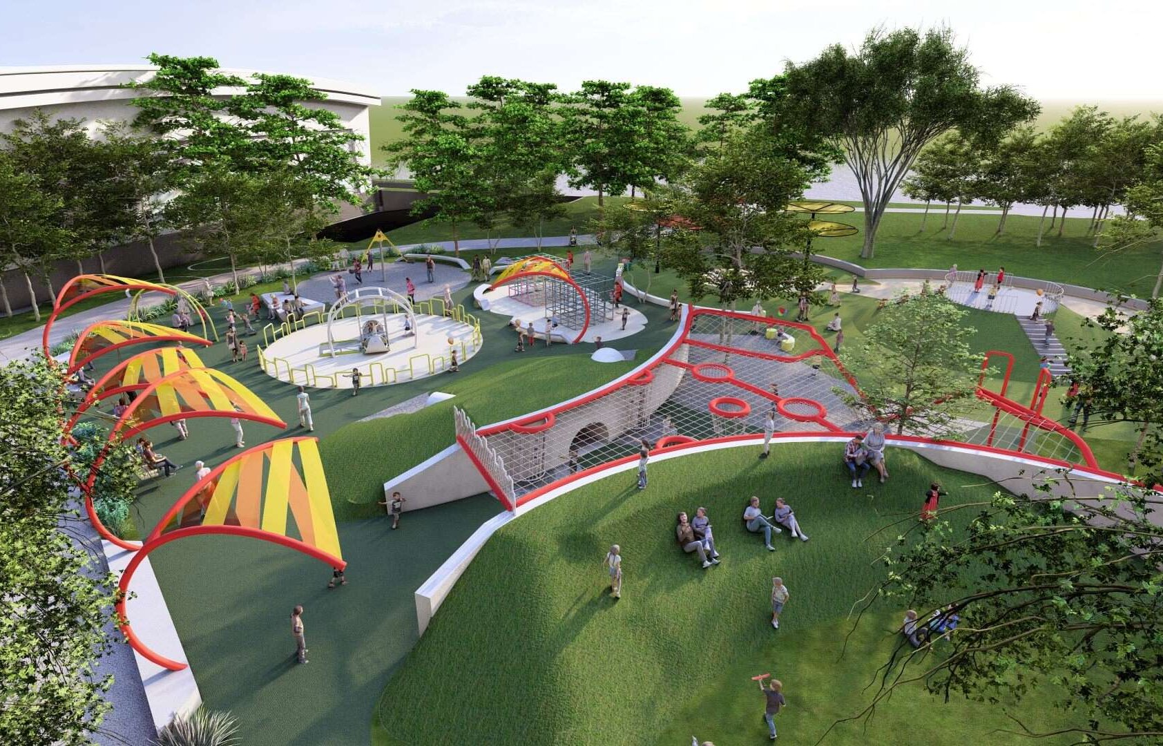 榮星花園公園整體更新 兒童遊戲場即將大升級