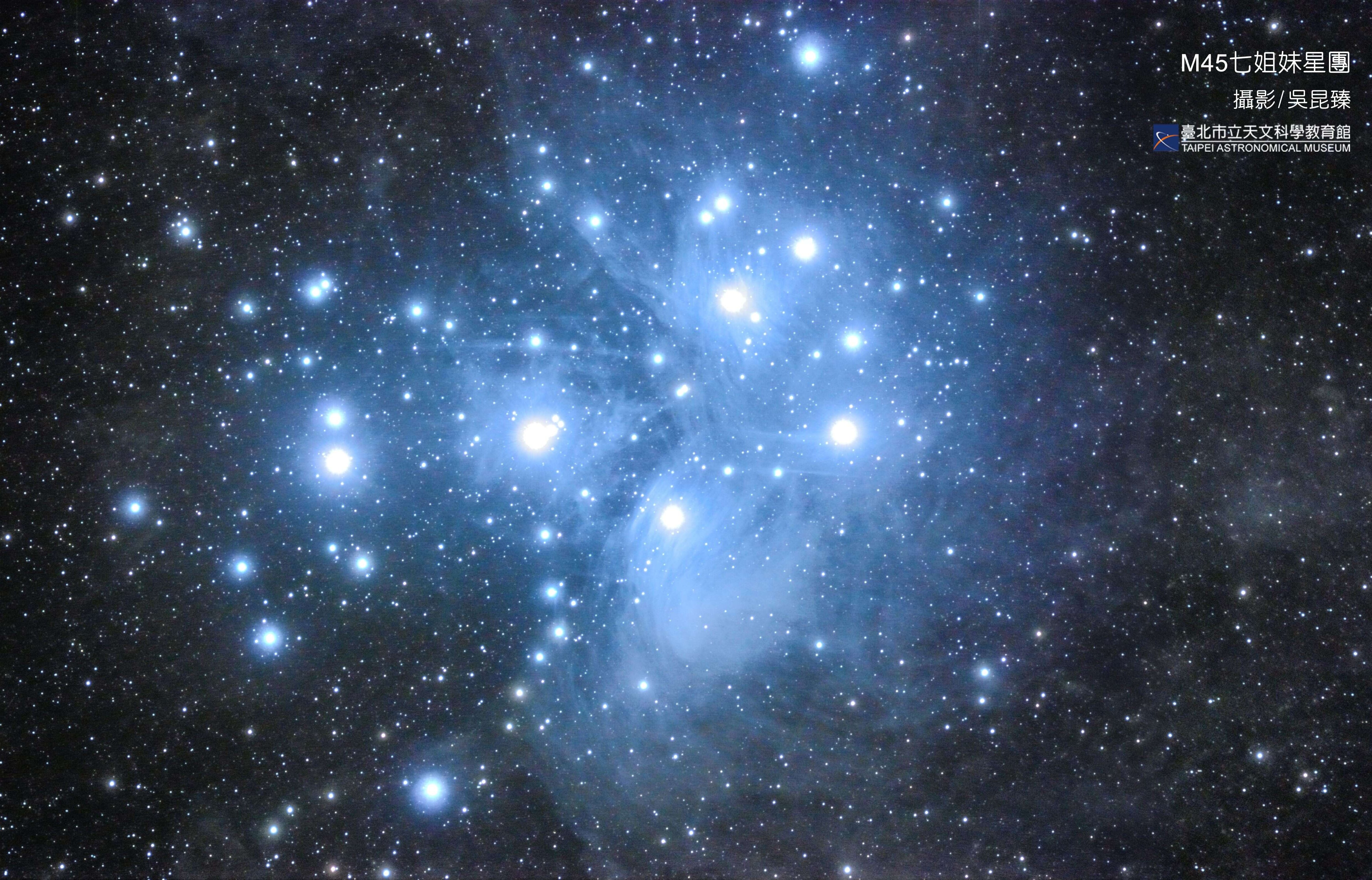 天文迷快看！周六破曉前，月球近會最美星團「昴宿星團」